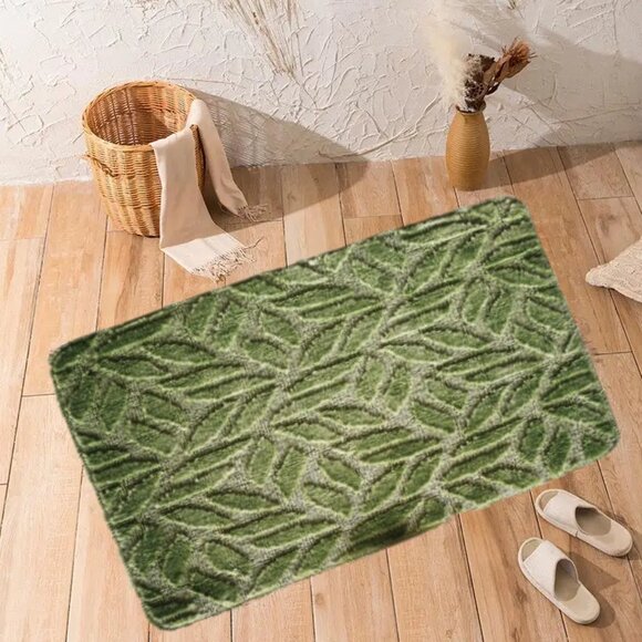 Windsor Green 18X30'' Accent Rug Non-Slip - Picture 4 of 6
